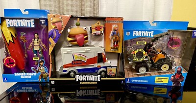 Epic Games Fortnite, Durrr Burger Food Truck And Beef Boss,Quadcrasher,JULES NEW