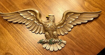 Syroco American Bald Eagle Wall Plaque Made In USA Patriotic 4661 Vintage