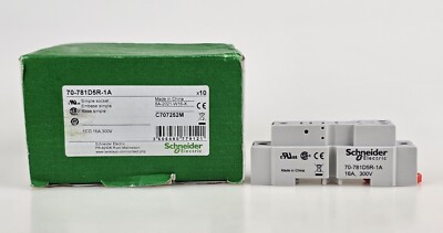 Schneider Electric 70-781D5R-1A Simple Socket Open Box Unused Electrical Part