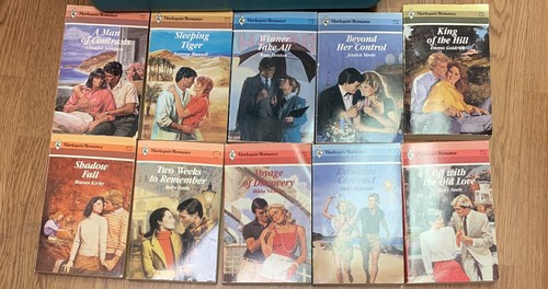 harlequin romance books lot Of 10 1980's | eBay