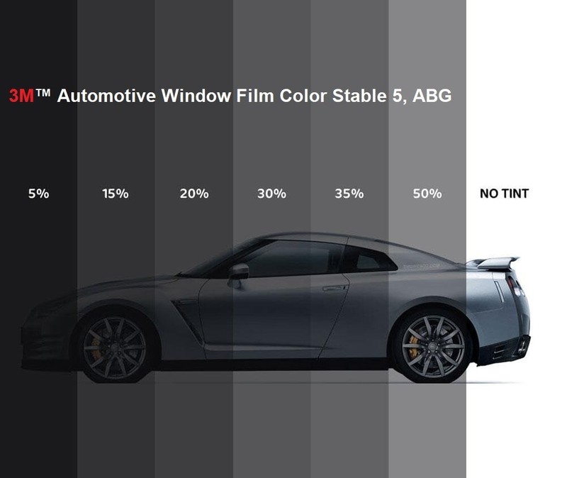 3m Sonnenschutzfolie Auto Fensterfolie Stable5 TÃ¶Nungsfolie 1016mm Breit