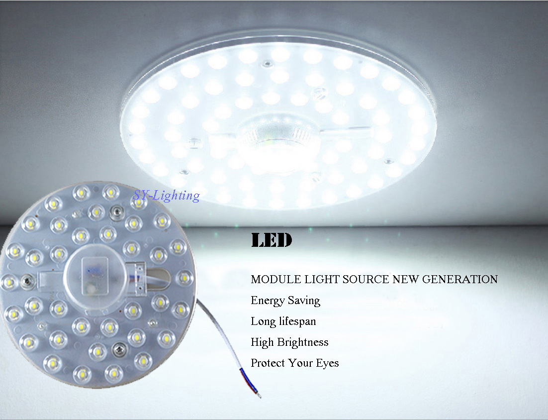 Round Led Module 12w18w24w36w40w Replace Ceiling Lamp Retrofit