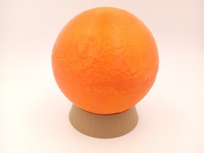 Planet Mercury Globe 3D Printed Model Sculpture Solar System - Choice of Color