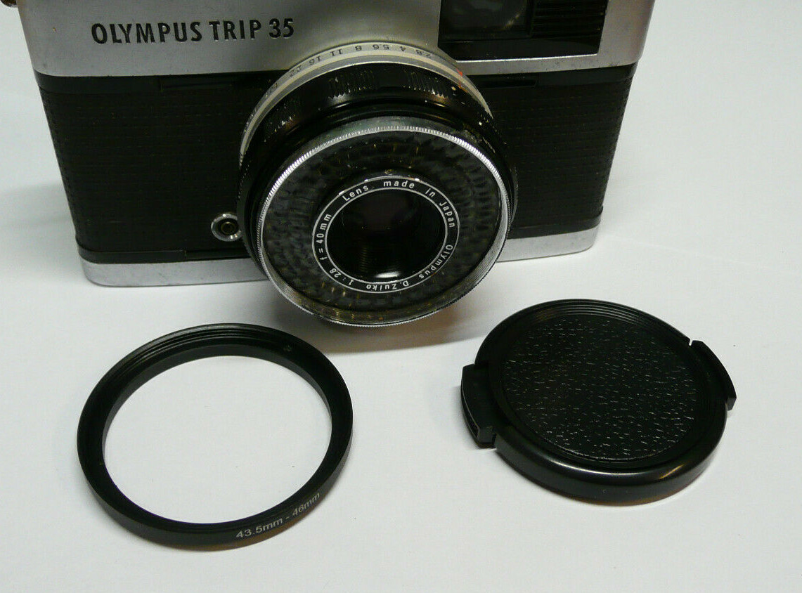 NEW Olympus Trip 35 43.5mm to 46mm Filter Step Up Ring