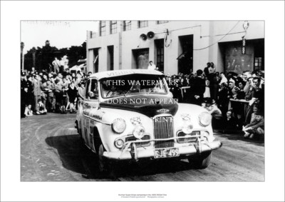 Humber Super Snipe A3 Art Print   1955 REDeX Trial   42 x 29 cm Poster