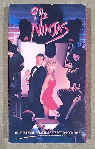 9 1/2 Ninjas VHS 1991 Erotic Martial Arts Action Comedy