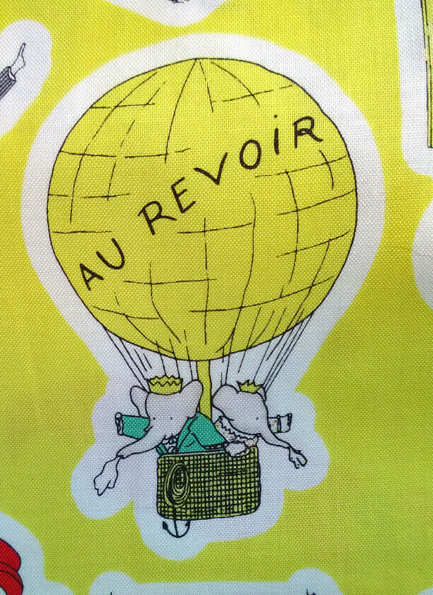 Babar the Elephant 100% Cotton 44 