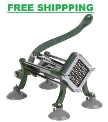 3/8'' French Fry Potato Cutter Commercial Restaurant Pub Countertop Slicer Dicer