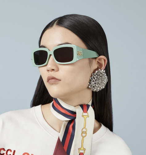 GUCCI GUCCI GG1403S-004 GREEN SUNGLASSES
