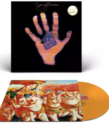ORANGE VINYL GEORGE HARRISON LIVING IN  THE MATERIAL WORLD SEALED LP LIMITED