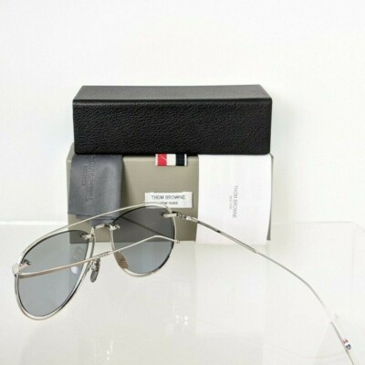 Pre-owned Dita Brand Authentic Thom Browne Sunglasses Tb 113-59-01 Slv-gry Tbs113 Frame In Silver