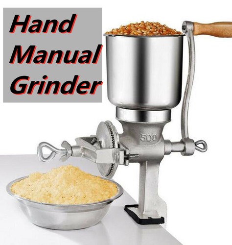 Hand Manual Grinder Crusher Mill Machine Tool Iron Corn Grain Wheat