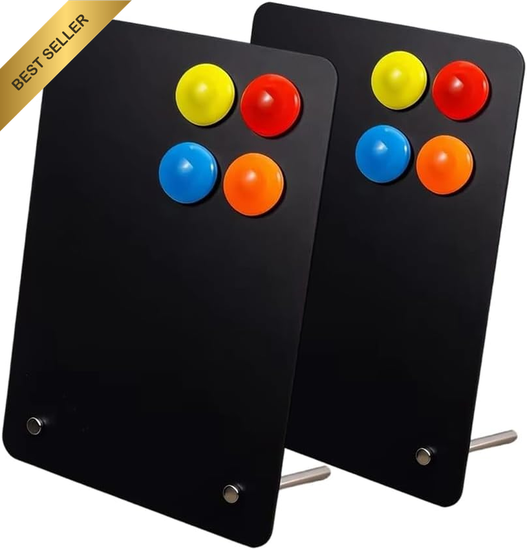 2Pcs Black Magnetic Board, Metal Magnetic Bulletin Boards, Desktop Memo Display