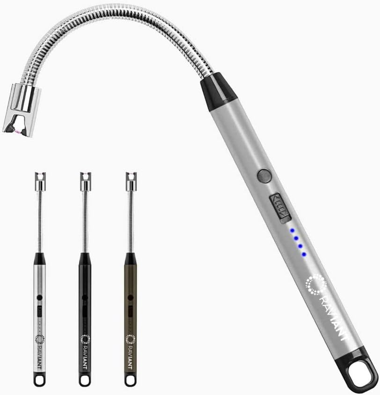 Electric Lighter, Plasma Lighter with 360° Flexible Neck, Rechargeable, Windproo