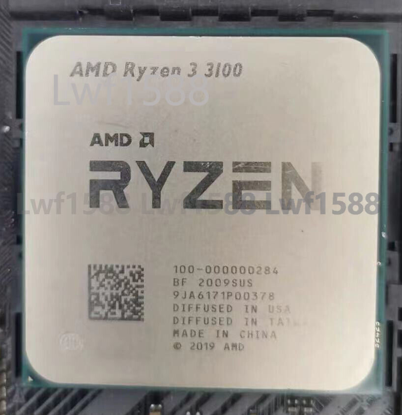 AMD Ryzen 3 3100 R3-3100 3.6-3.9GHz 4-core 8-thread socket