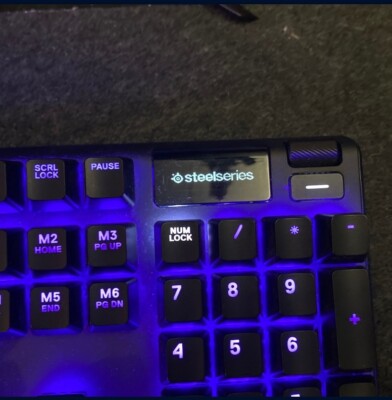 SteelSeries 64626 Apex Pro OLED Illuminated Wired Keyboard