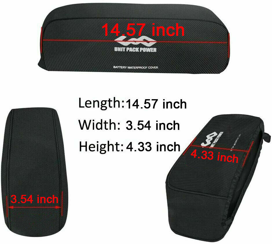 Ebike Battery Bag Case Waterproof Dustproof Wear Resistant Frame Bag