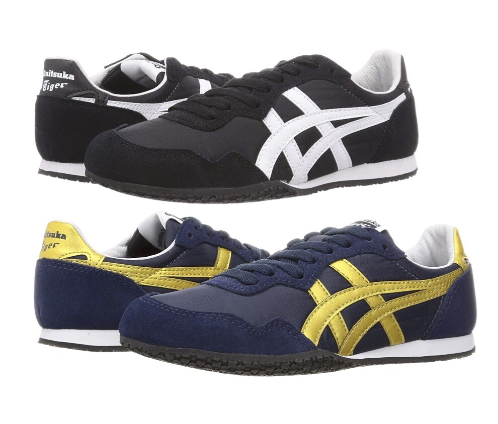 Pre-owned Onitsuka Tiger Serrano 1183b400 400 Asics B/w+mdb/ From Japan Free Shiping In Blue