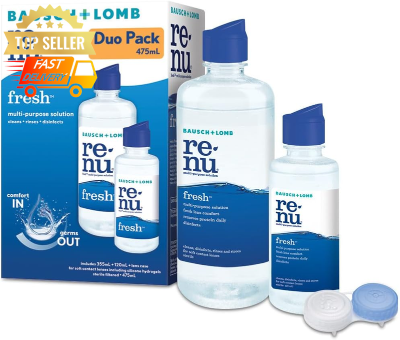 Bausch & Lomb Renu Fresh 475ml Multi-Purpose Contact Lens Solution