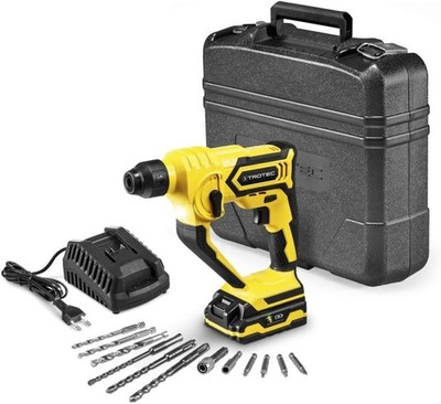 Martello perforatore a batteria TROTEC PRDS 10-20V Con valigia punte e batteria