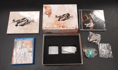 Steins;Gate 0 Amadeus Edition PSVITA 2009 Game/Artbook/CD/Pin/Figure/Box NM RARE