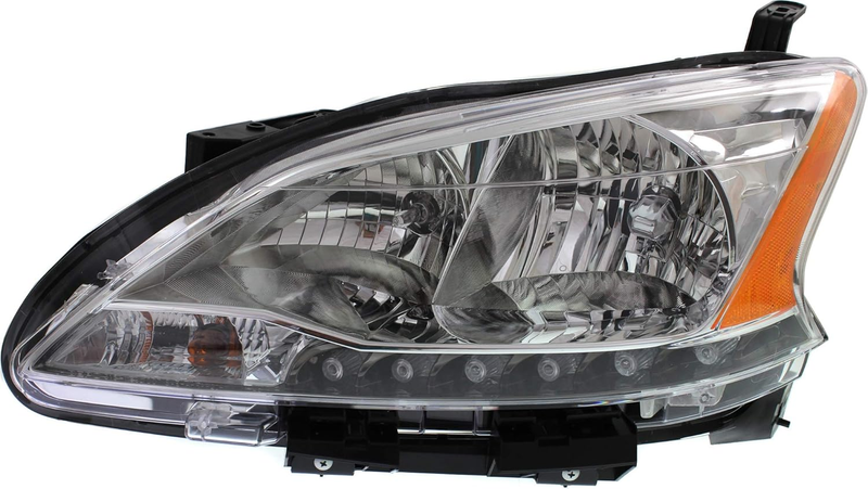 Headlight Driver Side Assembly Halogen for Nissan Sentra 2013-2015 LH