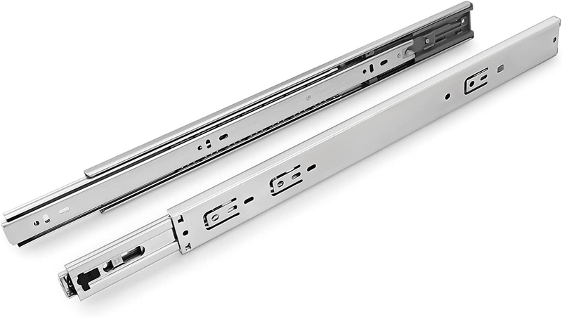 6Pairs(12Pcs) 22-Inch Full Extension Telescopic Side/Rear Mount Drawer Slides wi