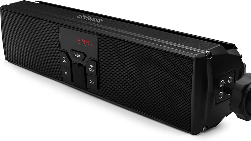 RE9-X Gen.3 Waterproof Bluetooth Motorcycle Stereo Speakers LED Soundbar 7/8-1.2