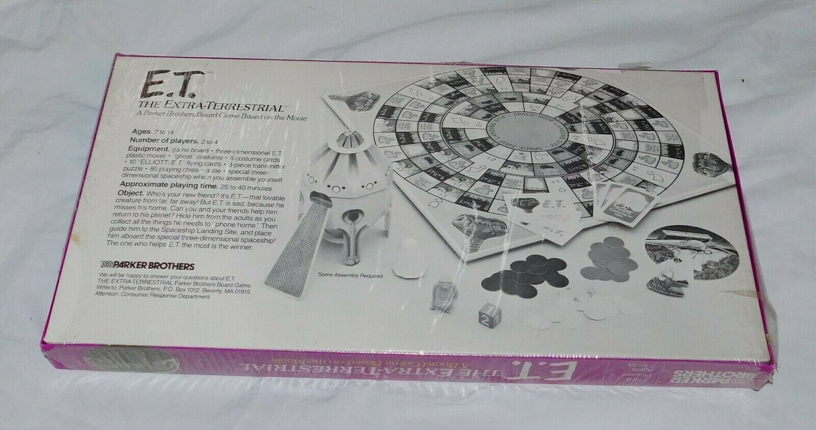 1982 E.T. The Extra Terrestrial Movie Board Game Sealed NIB Unused