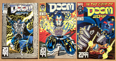 Marvel Comics: Doom 2099 Vol.1, #1-4,6-10 #1 Foil Cover(1993) Bagged and Boarded
