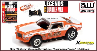 Auto World Legend of the Qtr Mile Butch Leal '70 Chevy Camaro Fits AW, AFX SC361