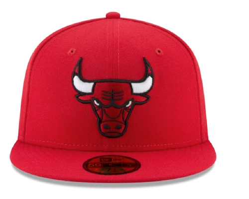 Официальные цвета команды New Era 59Fifty NBA Chicago Bulls (70343295)