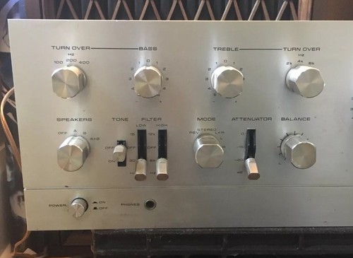Vintage Pioneer SA-9500 Integrated Amplifier Tested Powers On Works AS IS Clean
