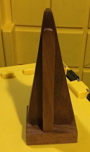 Carved Wood Eyeglass Holder MATR Boomie Made in India