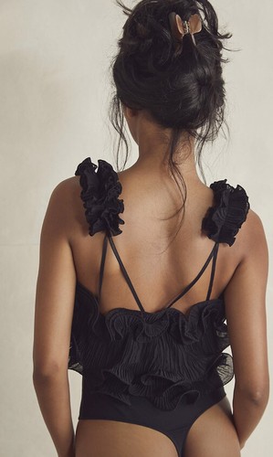 

Боди Free People For The Frill Of It, Черный