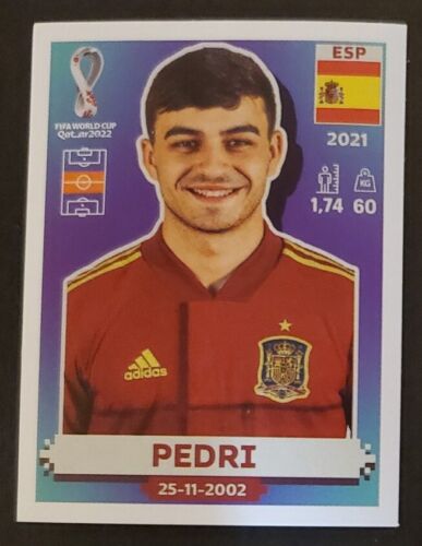 FIFA World Cup Qatar 2022 #ESP13 PEDRI RC SPAIN Rookie FIFA World Cup Qatar 2022 #ESP13 PEDRI RC SPAIN Rookie