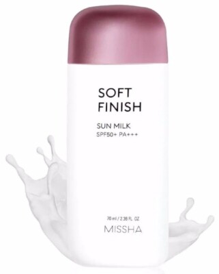 MISSHA All-around Safe Block Soft Finish Sun Milk SPF50+ PA+++ 70ml FREE SHIP