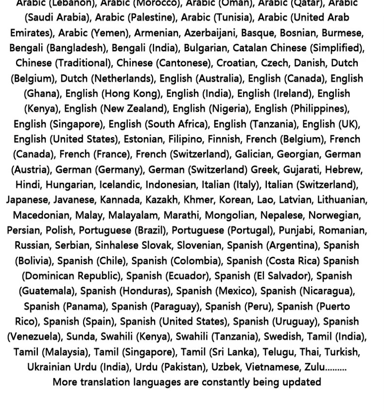 AI Language Translator Device Real-time Smart Instant Voice 150+ Languages