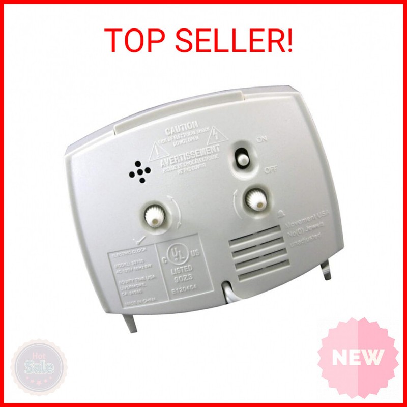 Equity 33100 4 " Electric Analog Alarm Clock