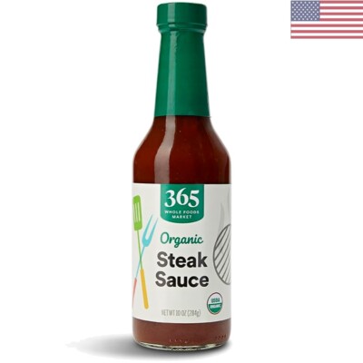 Elevate Your Grill Game with 10 Oz. Organic Steak Sauce - Natural Goodness