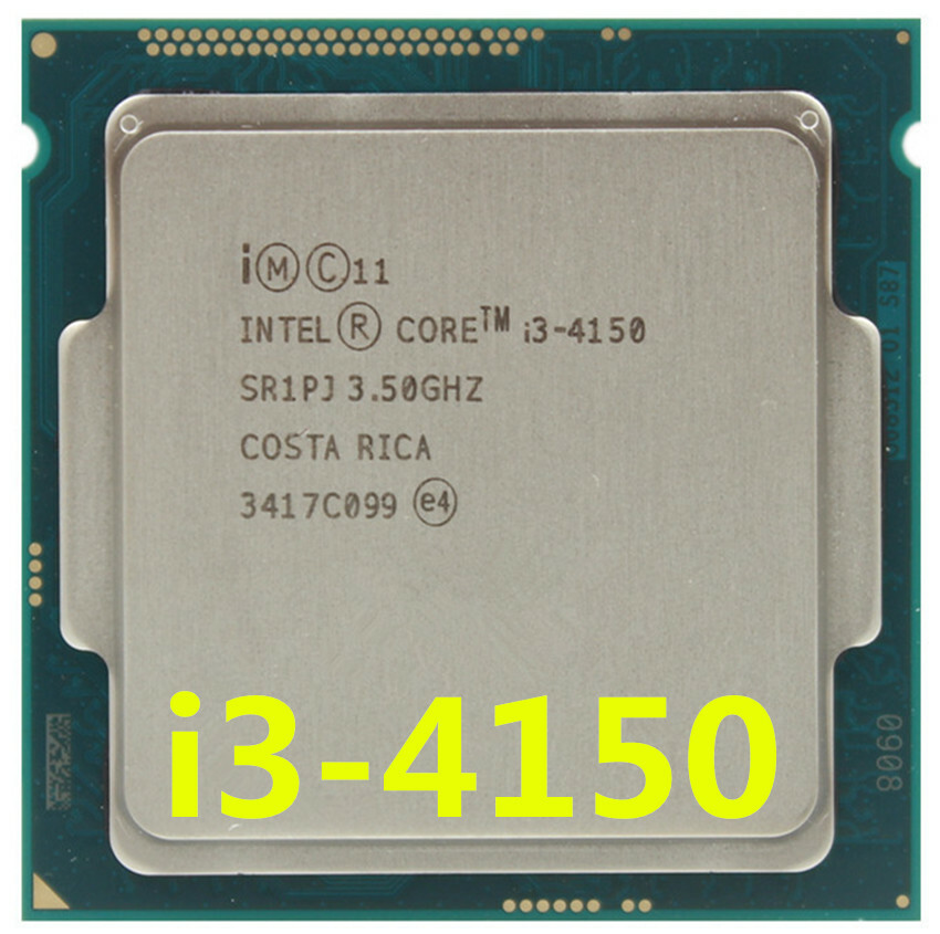 Intel Core i3-4150 CPU Dual Core 3M 3.5GHz LGA1150 SR1PJ 54W Intel Core i3-4150 CPU Dual Core 3M 3.5GHz LGA1150 SR1PJ 54W
