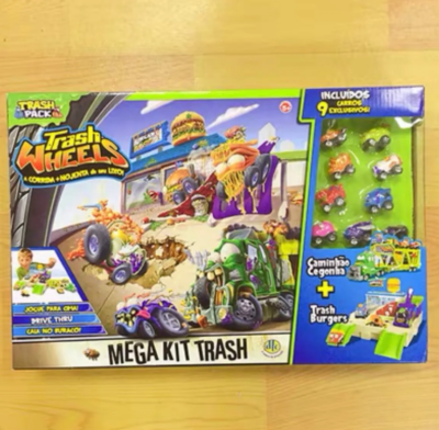 MEGA The Trash Pack Trash Wheels Burgers Kit Trash Kids Toy Set Gift
