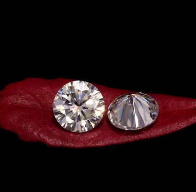 Round Lab Grown Diamond Certified VVS1 Clarity Natural D Color Grade 1.08 Ct