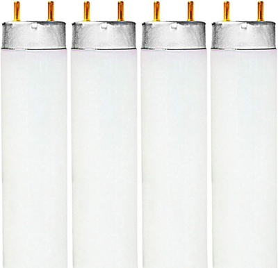 Luxrite LR20740 (4-Pack) F32T8/735 32-Watt 4 FT T8 Fluorescent Tube Light Bulb,