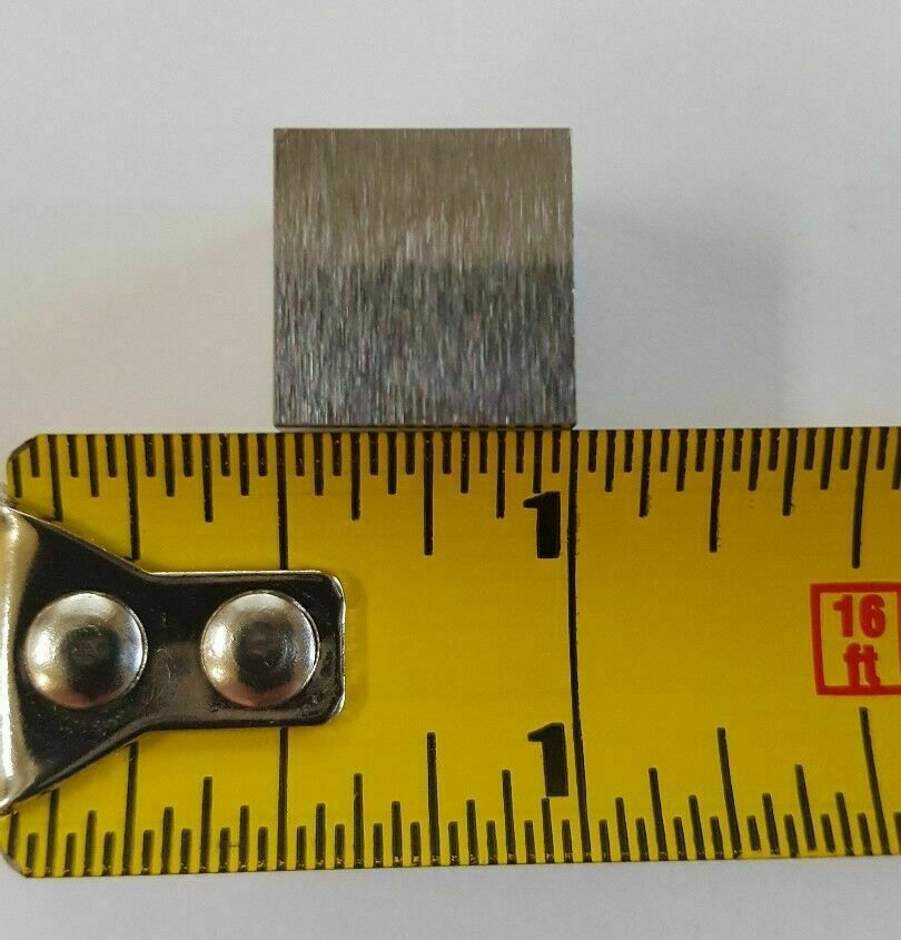 Tungsten Cube 1/2 Inch x 1/2 Inch x 1/2 Inch 99.95% Pure Tungsten Wolfram (W)