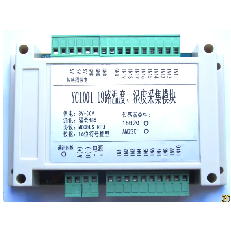 32Channels 18B20 Rs485 Modbus Output Temperature Acquisition Module