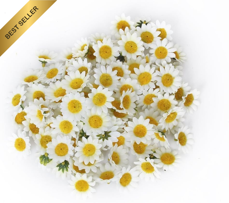 100Pcs Artificial Flowers Wholesale Fake Flowers Heads Gerbera Daisy Silk Flower
