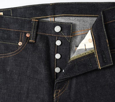 Pre-owned Momotaro $315 18oz Selvedge Jeans "gtb" Indigo Tight Tapered 0306-18sp 33 In Blue