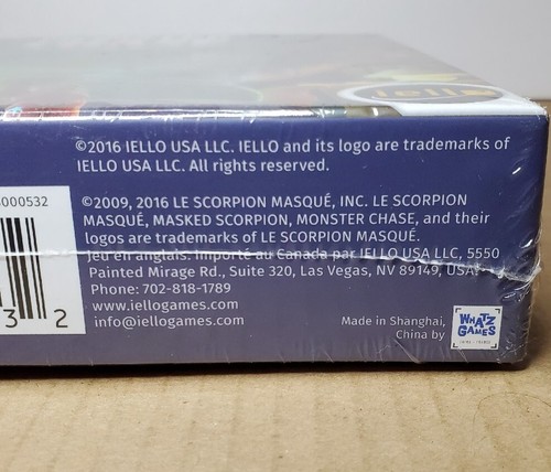 iello 2016 Monster Chase Board Game By Antoine Bauza - NEW & FACTORY SEALED!