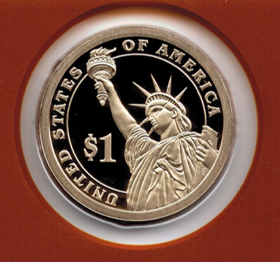 2010 Millard Fillmore Presidential Proof Dollar from US Mint Proof Set CP2211